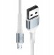 Kabel USB 3MK USB-A - microUSB 1 m Biały (5903108680356) 2