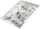 Konfetti metaliczne 1kg srebrne one size 2