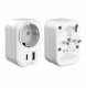 Tech-Protect Adapter / przejściówka Tech-Protect TA100 Travel Adapter UK / EU White 2