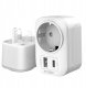 Tech-Protect Adapter / przejściówka Tech-Protect TA100 Travel Adapter UK / EU White 3