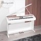 Pianino cyfrowe ważone mechanizm młoteczkowy SONATA białe połysk Mielczewski one size 8