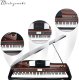 Pianino cyfrowe ważone mechanizm młoteczkowy SONATA czarne połysk one size 5