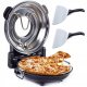 PIEC DO PIZZY MINI PIEKARNIK RIWALL RP-01 kamień 420C 1200W 2 x ŁOPATKA 1