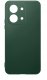 krainaGSM Etui Zielony Matowy Silikon Slim do Xiaomi Redmi 15C 5G + SZKŁO 9H 8