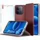 krainaGSM Etui Skórzane Zamykane MAGNETYCZNE CASE do Xiaomi Redmi 15C 5G SZKŁO 1