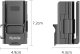 UCHWYT MAGNETYCZNY STOJAK MOCOWANIE ADAPTER DO DJI OSMO POCKET 3 - REGULOWANY KĄT GWINT 1/4" CALA 15