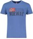NIEBIESKI T-SHIRT MĘSKI Z KRÓTKIM RĘKAWEM Norway 1963 2XL 1