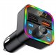 TRANSMITER FM SZYBKA ŁADOWARKA BLUETOOTH AUDIO MP3 BLUETOOTH MICROSD 2X USB RGB 2
