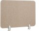 Beliani Przegroda na biurko 80 x 50 cm beżowa SPLIT 1