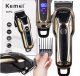 Profesjonalna Maszynka Trymer Do Strzyżenia Włosów I Brody Kemei Km-1990 10