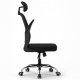 Krzesło biurowe Kontrasto KB110 Czarne 5