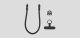 Kabel USB-C M/M smycz / brelok 0.3M 240W Lanberg - czarny 8