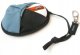 Torba Natec *Natec Impress Orange Black - Blue, czarno-niebieska torba na laptopa 15,4", IM-ORA-B-154 4