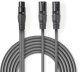 Kabel Nedis XLR - XLR 1.5m szary (COTH15020GY15) 1