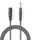 Kabelis Nedis XLR M - 6.35mm M 5m 5412810295746 COTH15100GY50 (5412810295746) 1
