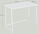 Biurko OSKAR Max 1.0 Białe 80 cm x 40 cm 4