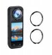 Zestaw Osłon 2x Ochrona Osłona Szkło na Obiektyw Obiektywy do Insta360 X5 / PU749T 2