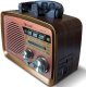 Radio FM pokojowe kuchenne przenośne na baterie Bluetooth USB SD Radio FM pokojowe kuchenne przenośne na baterie Bluetooth USB SD 2