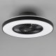 Wentylator RL Light Okrągły lampowentylator sufitowy HALMSTAD R62672132 LED 40W 3000-6500K czarny 2