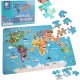 CLASSIC WORLD Puzzle Drewniane Mapa Świata 1