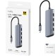 Cudy UH500 huby i koncentratory USB 3.2 Gen 1 (3.1 Gen 1) Type-C 5000 Mbit/s Szary, Srebrny 4