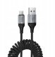 Kabel USB A do Micro USB Hoco 2,4A 1,5 m X121 czarny 1