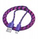 Kabel USB A do Micro USB Hoco 2,4A 1 m X116 gradient fioletowy 1