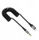 Kabel AUX Jack 3,5 mm do Lightning Hoco 1,5 m UPA33A czarny 8