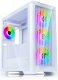 EVOLVEO Ptero Q2G, skříň ATX, 4x ARGB ventilátor, čelní+boční panel sklo, bílá 1