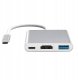 Adapter HUB Przejściówka USB-C do USB-C / USB 3.0 / HDMI 4K 3w1 Do MacBook 5