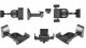 Uchwyt na Głośnik Ścienny Uniwersalny MX-045 2szt. do kolumn satelit regulowany 4