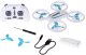 Quadcopter Led Dron efektowne Oświetlenie Super Akrobacje + pilot RC0737 EDUKAMP 2