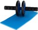 TG56498 WAŁEK ROLLER DO ĆWICZEŃ KÓŁKO podwójne podkładka 2