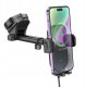 HOCO car holder with wireless charging windshield/center console 15W HW5 black HW5 black (6942007601450) 4