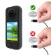 MIKROFON KRAWATOWY Z KLIPSEM USB C DO INSTA360 X3 / ONE X2 / 1-INCH 360 EDITION 3