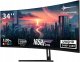 Minifire UWQHD zakrzywiony monitor gamingowy 34" 165 Hz 3440x1440 1