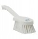 Hand brush, Vikan, 27x7x8.5cm, white, polyester/PP/stainless steel, soft, slotted 1