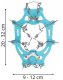 Raczki na buty stalowe antypoślizgowe turystyczne nakładki rozmiar 40-45 turkusowe UNIWERSALNY 20