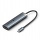 HUB USB Vention Vention 5in1 USB-C 100W PD 5Gbps 4K@60Hz silver 13