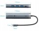 HUB USB Vention Vention 5in1 USB-C 100W PD 5Gbps 4K@60Hz silver 4