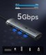 HUB USB Vention Vention 5in1 USB-C 100W PD 5Gbps 4K@60Hz silver 8