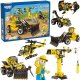 WOOPIE Klocki Konstrukcyjne Zbuduj Pojazdy Budowlane 8 Modeli STEAM 1