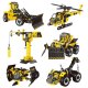 WOOPIE Zestaw Konstrukcyjny Pojazdy Budowlane STEAM 6w1 223 el. 2