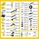 WOOPIE Zestaw Konstrukcyjny Pojazdy Budowlane STEAM 6w1 223 el. 6