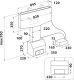 Okap Whirlpool Whirlpool WDO 93F B K built-in hood 8