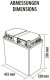 Akumulator LiFePo4 Carbest LithPowerUnit 80, 80Ah 12