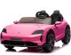 Taycan Turbo S Różowy 24V Licencjonowany Pojazd Elektryczny 2x90W EDUKAMP 1