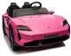 Taycan Turbo S Różowy 24V Licencjonowany Pojazd Elektryczny 2x90W EDUKAMP 18