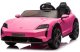 Taycan Turbo S Różowy 24V Licencjonowany Pojazd Elektryczny 2x90W EDUKAMP 2