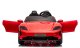 Czerwone Porsche Taycan Turbo S Licencjonowane Autko na Akumulator dla Dzieci EDUKAMP 1